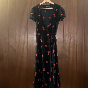 Réalisation Par, S, Wild Cherry Wrap Dress